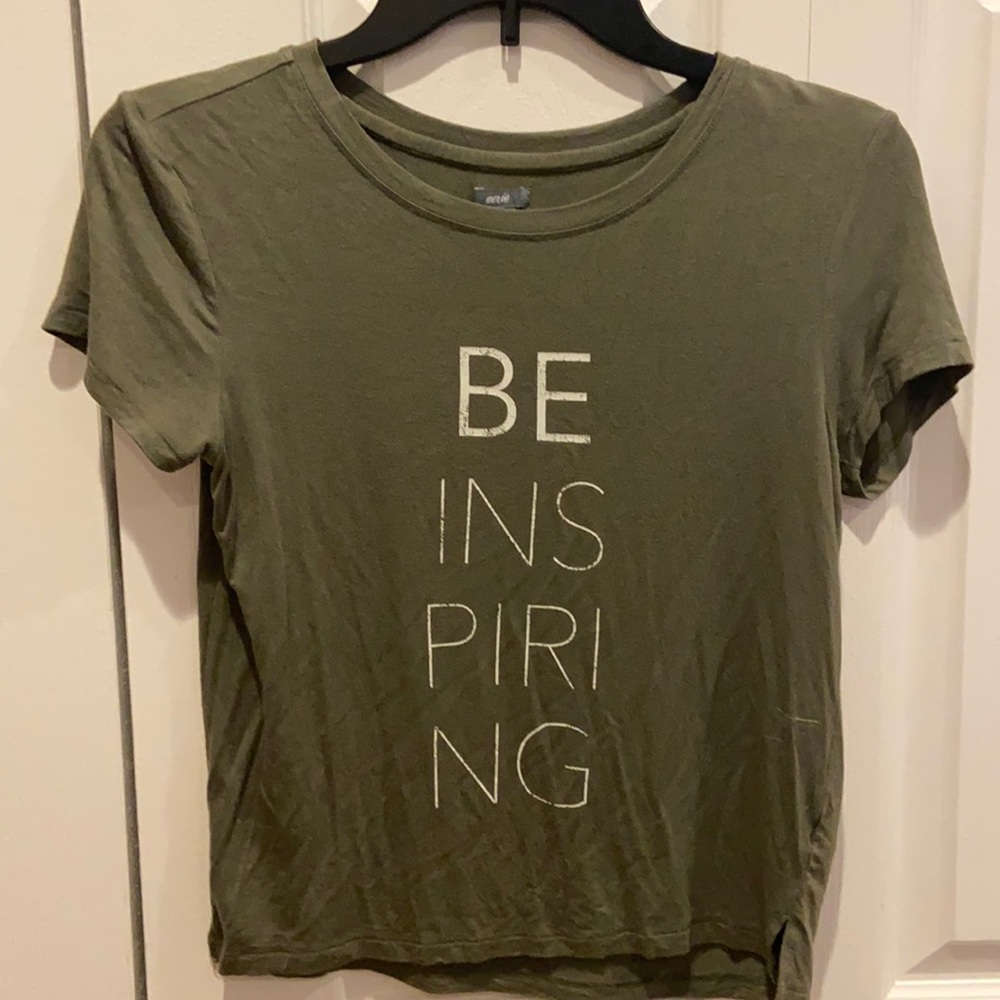 “Be inspiring” aerie t-shirt